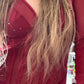Ruth - Body Rouge avec Strass