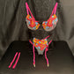 Georgina - Ensemble Lingerie 4 pièces – Broderies florales & finitions dorées