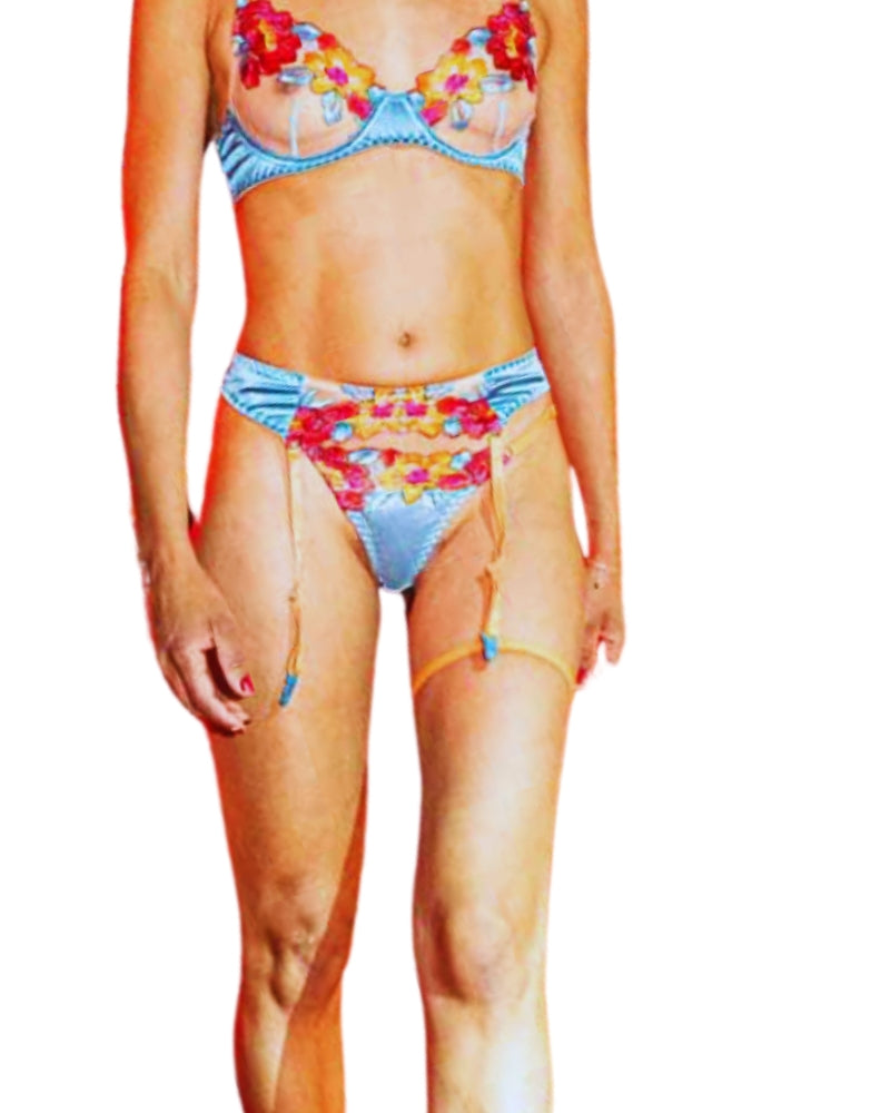 Vahinée - Floral bra and thong