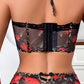Beatriz - Red and black flower set