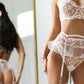 Bianca - Lingerie Blanche avec Broderies Florales