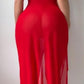 Dahlia - Glamorous nightgown in passionate red