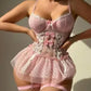 Isaline – Rosa Korsett und sexy Petticoat