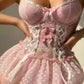 Isaline – Rosa Korsett und sexy Petticoat