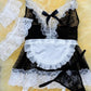 Nafiss - Tenue Femme de Chambre Noire et Blanche