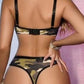 Xena - Camouflage and Strappy Lingerie