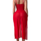 Dahlia - Glamorous nightgown in passionate red