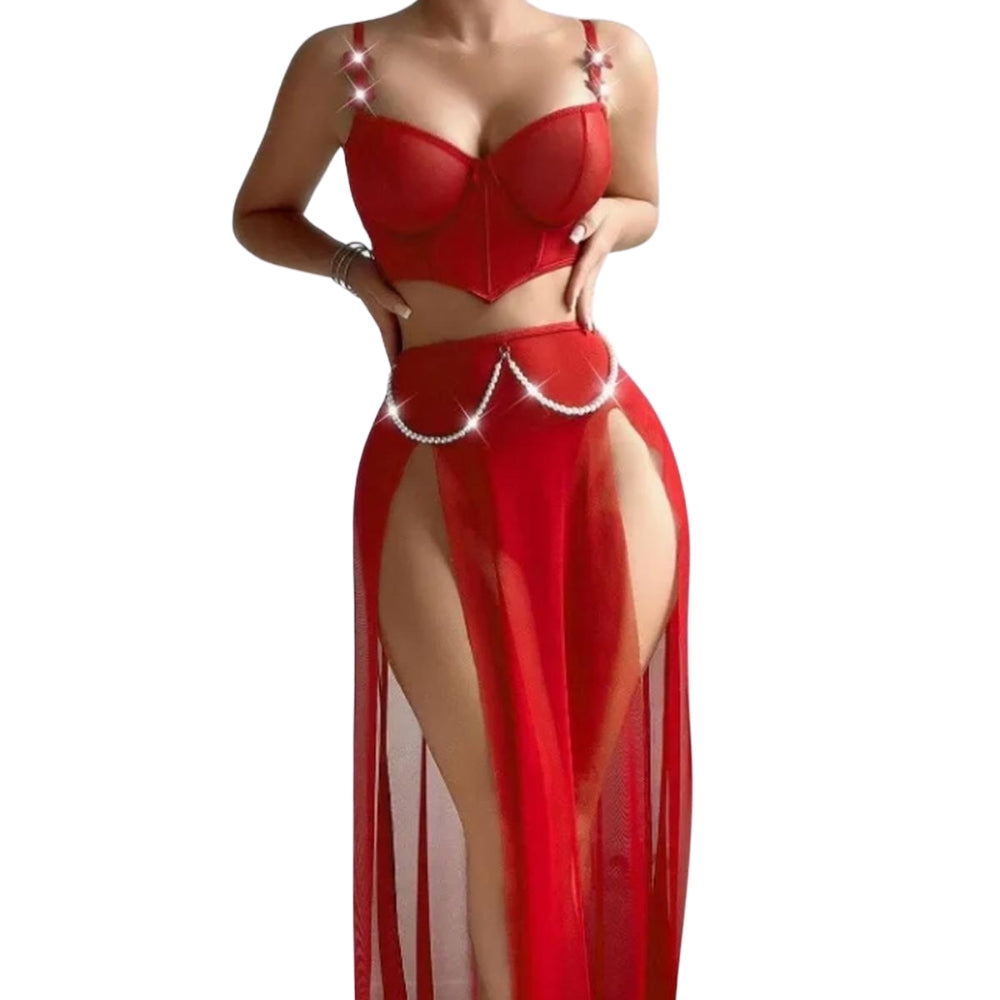 Daisy - Red Glamorous Nightgown