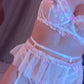 Bianca - Lingerie Blanche avec Broderies Florales