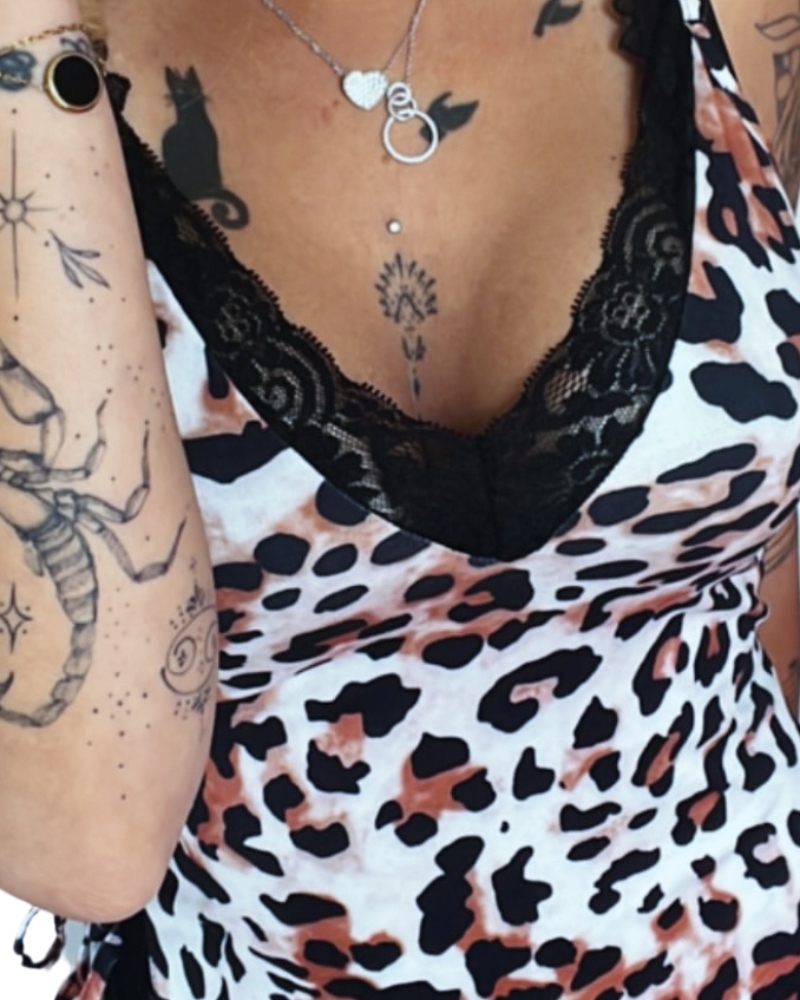 Savannah - Leopard Print Nightie
