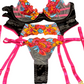 Georgina - Ensemble Lingerie 4 pièces – Broderies florales & finitions dorées