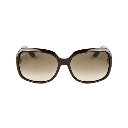 Lunettes de soleil Gucci GG3622/F/S femme. Monture marron, verres dégradés bruns. Style luxueux et intemporel. Largeur 61 mm.