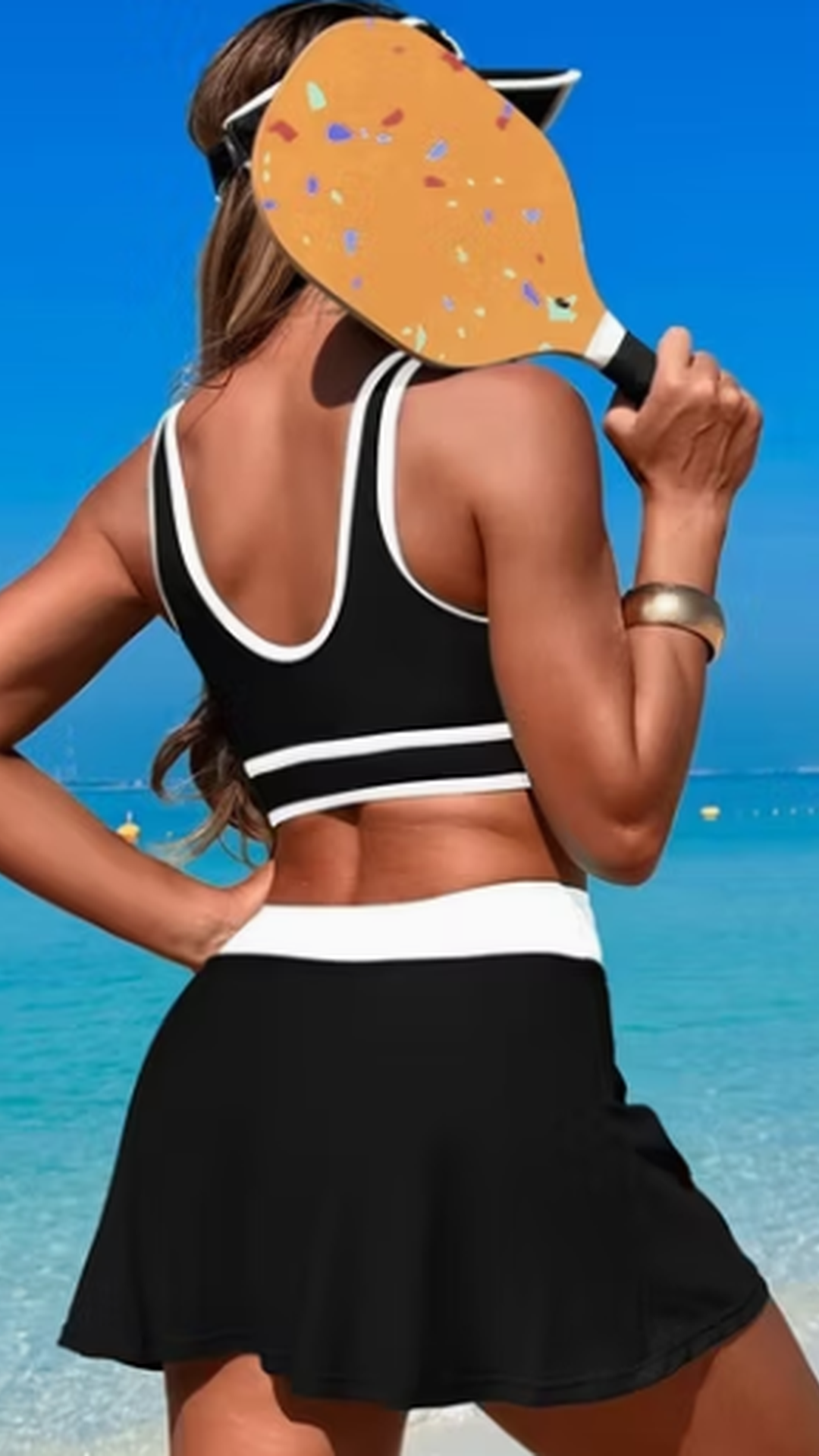 Martina - Swimsuit - Top + Shorty Skirt - Sporty