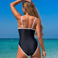 Medina - Maillot une pièce noir blanc avec boucle