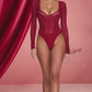 Ruth - Body Rouge avec Strass