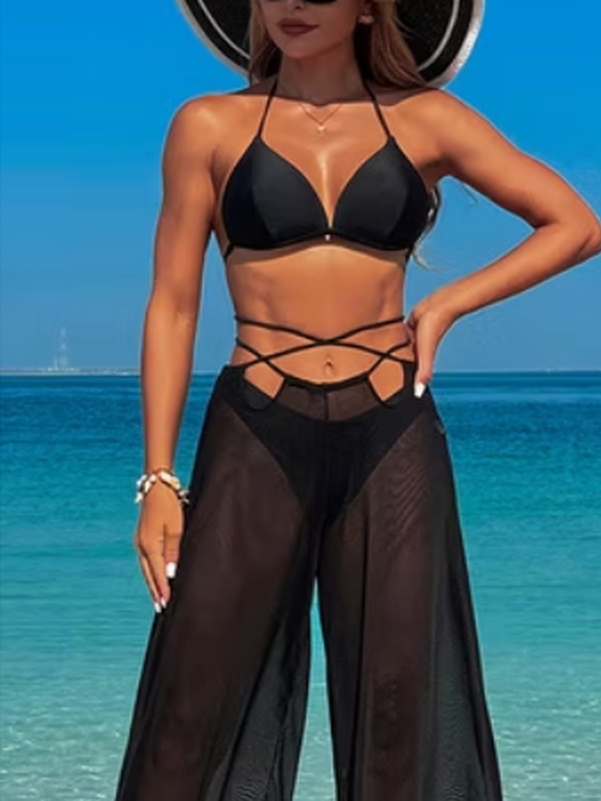 Tahina - Triangle Swimsuit - Delicate Pants - Panties